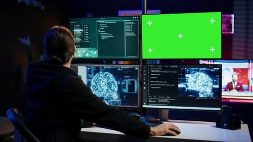 Un hacker utilise un PC à écran vert et un apprentissage profond basé sur l'IA pour développer un exploit Zero Day