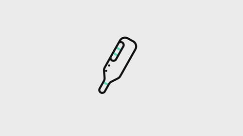 Thermometer Line Animated Icon