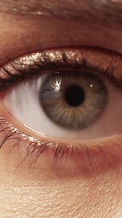 Vertical Vision Correction Surgery Woman Eye Pupil