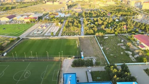 aerial city park