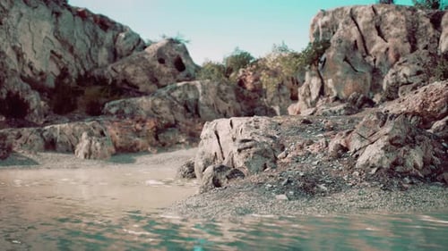 Paisaje y costas rocosas del Mediterráneo