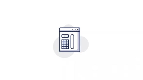 Secure Online Payment Transaction with Credit Card Flat Design Icon