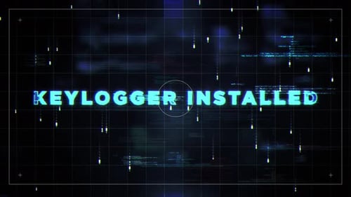Keylogger Installed Glitch Hud Satelite Style Hologram Video