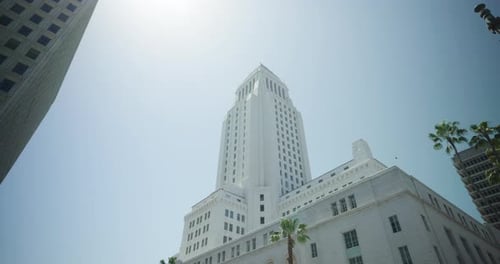 Large White Building on Sunny Day