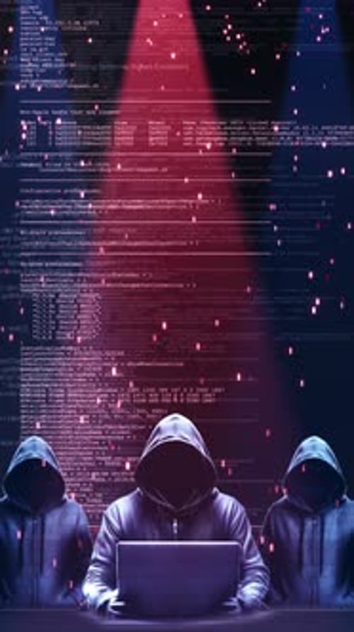 Une équipe de pirates informatiques met en lumière la chute de particules de code qui constituent une scène de cybercriminalité pour la sécurité