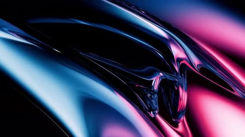 Représentation abstraite d'un mouvement fluide illustrée dans des couleurs vives et captivantes