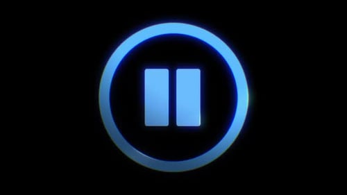 Pause Button Icon Sting 01