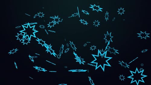Star Shape Background Loop