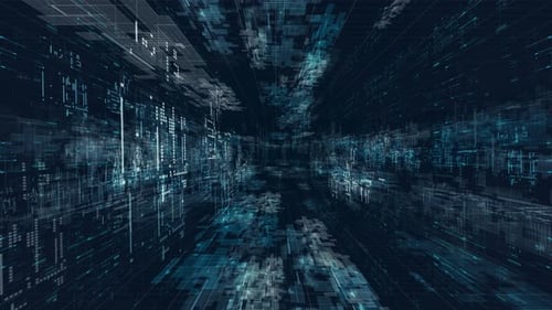 Fluxo de dados de tecnologia