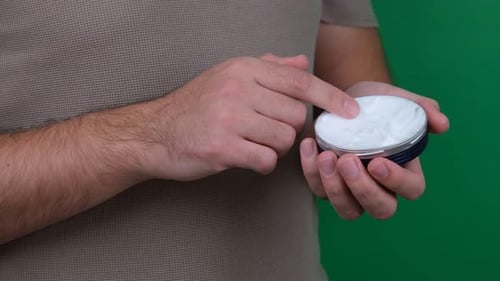 man hand cream