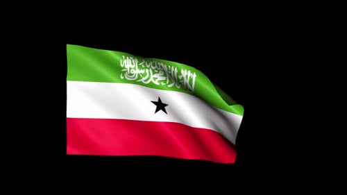 Somaliland Flag Alpha Loop