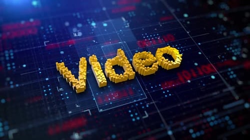 Vídeo de Word pixelado