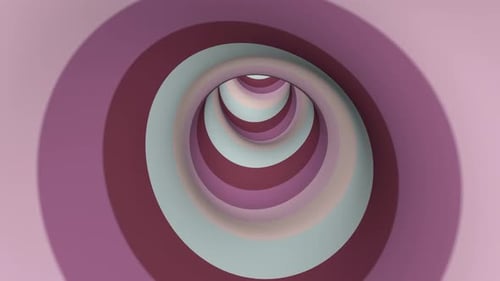 Color Tunnel Intro Able to Loop Seamless