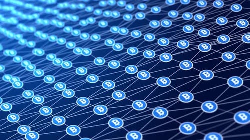 Digital Blockchain Network Connection Loop