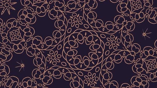 Seamless Abstract Kaleidoscope Pattern Loop