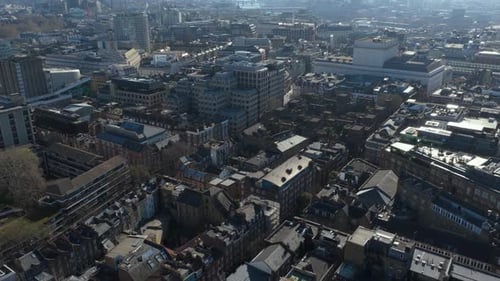 Revealing Cityscape of London Showing Rooftops Skyscrapers and Iconic Skyline with The Shard and