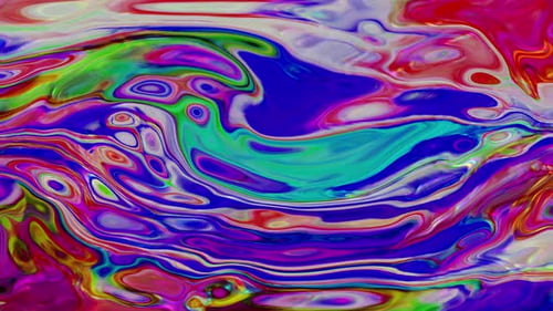 Vibrant Abstract Liquid Flowing Background Animation