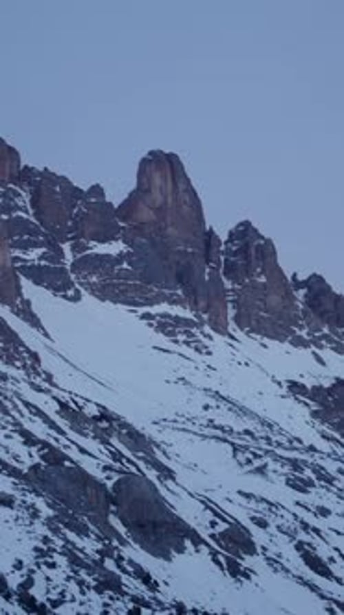 Views of Snow Capped Mountains in the Alps