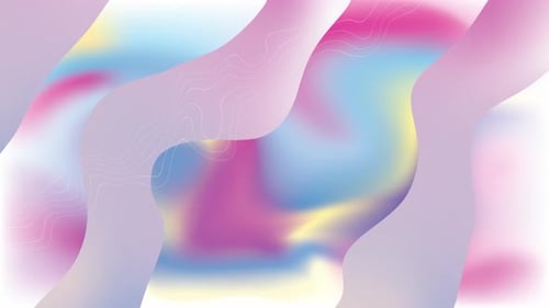 Clean gradient wave background motion video