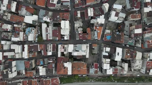 Aerial view of Istanbul downtown, Turkey.