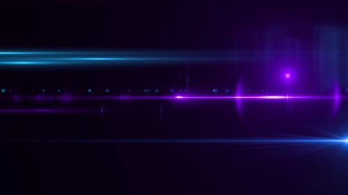 Digital Lens Flare in Black Background Beautiful Digital Flare Effect Flare Sun Light Video Motion