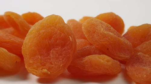 Close Up of Pile of Dried Apricots