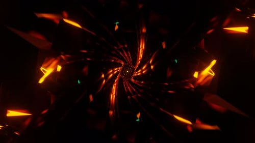 Energetic VJ Loop with a Vibrant Pulsating Neon Background