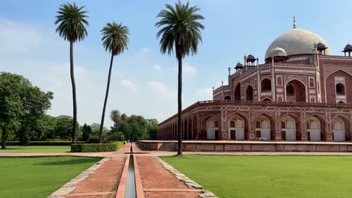 4k cinematic footage of Humayun's Tomb New Delhi India