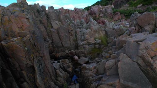 Sharp Rocks by the sea