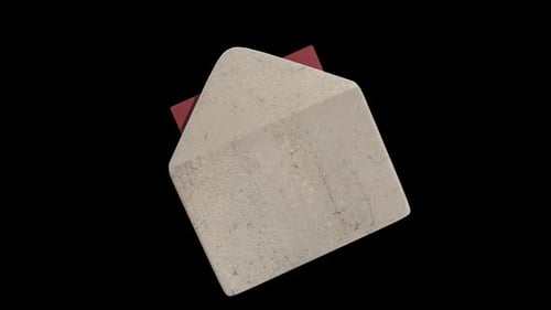 3D Envelope Open Icon V3