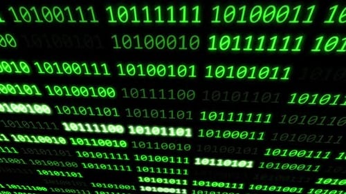 row matrix seamless loop abstract background