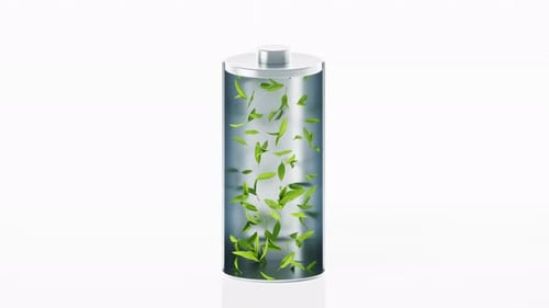 3D green battery with new energy concept