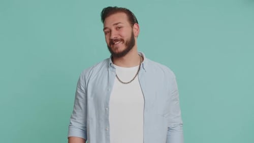 Man Posing and Making Faces