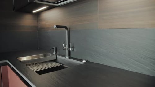 Modern Kitchen Sink and Countertop Design
