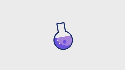 Flask Animated Icon