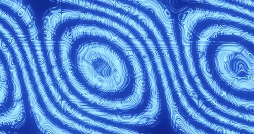 Abstract Blue Fluid Swirling Organic Pattern Background Loop