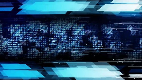 Technology Background Loop, Business Corporate Abstract 77