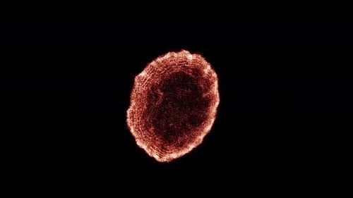 Abstract Particle Explosion Energy Burst Animation