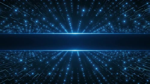 Perspectivas da placa de circuito: negócios, tecnologia corporativa, túnel de partículas, circuito de fundo digital