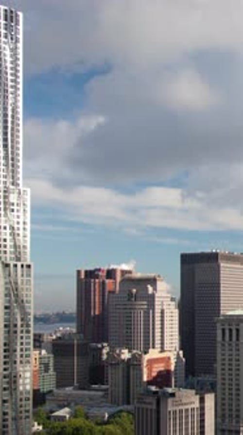New York City Skyline in Vertical Format