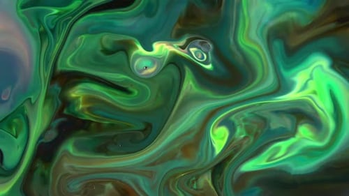 Abstract Liquid Art Flowing Gently