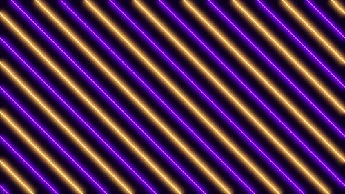 Colorful Abstract Neon Stripe Loop