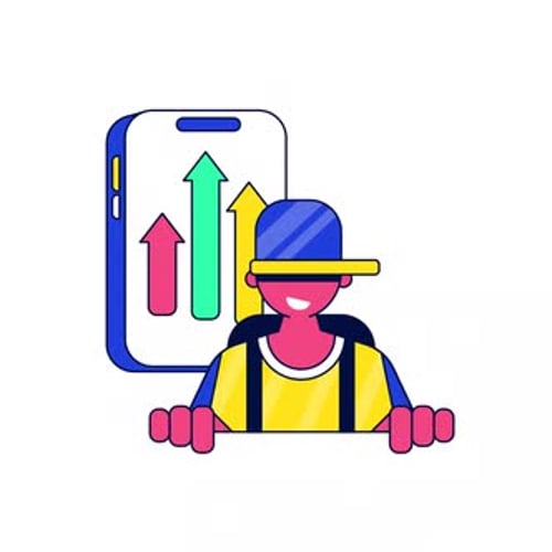 Mutual Fund Investment animation