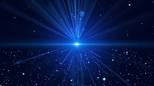 Particles Blue Event Game Trailer Titel Filmmusik Concert Stage