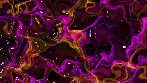 Abstract Fluid Liquid Waves Background Loop