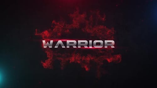 Warrior 4K Text Animation