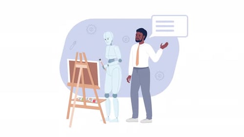 Generador animado de texto a imagen con IA