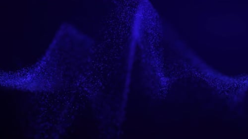 Dynamic Fluid Particles Wave Background