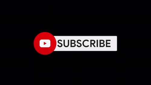YouTube Subscribe Button Animation with Ringing Bell and Cursor Click
