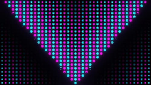 Pink And Cyan Abstract Light Moving Background Vj Loop In 4K